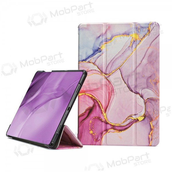 Samsung Galaxy Tab A9+, Tab A11+ maciņš - Smart Leather (marble)