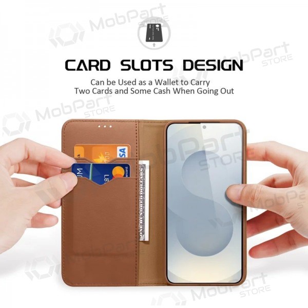 Samsung Galaxy S25 Edge maciņš - Dux Ducis Hivo (brūns)