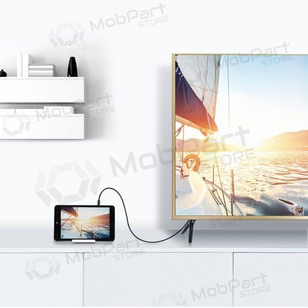 HDMI kabelis Ugreen HD127 HDMI uz Micro HDMI 1.5 m 4K 60 Hz melns