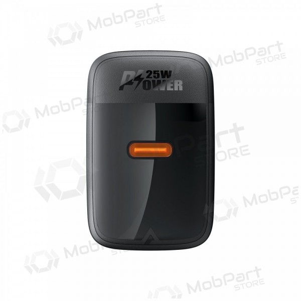 Tālruņa lādētājs Acefast A104 25 W GaN USB-C melns