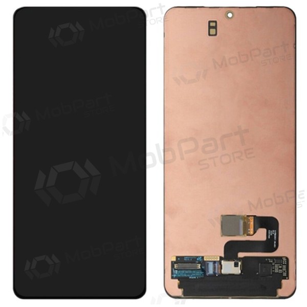 Ekranas Samsung G991 S21 5G su lietimui jautriu stikliuku (NO FRAME) oriģināls (service pack)