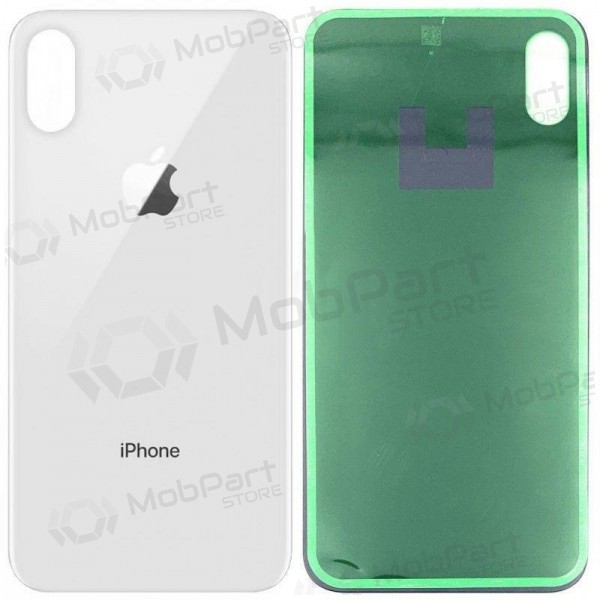 Apple iPhone XS Max aizmugurējais vāciņš (sudraba)
