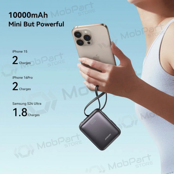 Ārējā baterija Power Bank Joyroom JR-PBF27 22.5W Mini 10000mAh melna