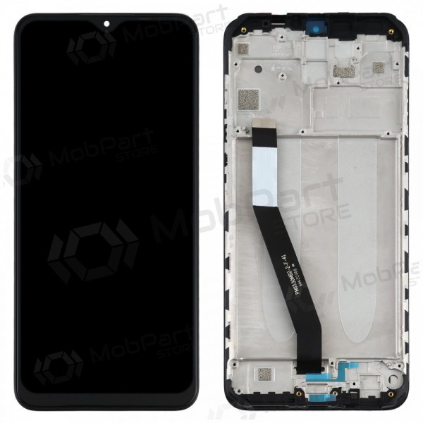 Xiaomi Redmi 9 ekrāns (melns) (ar rāmīti) (oriģināls) Xiaomi Redmi 9 ekrāns (melns) (ar rāmīti) (oriģināls)