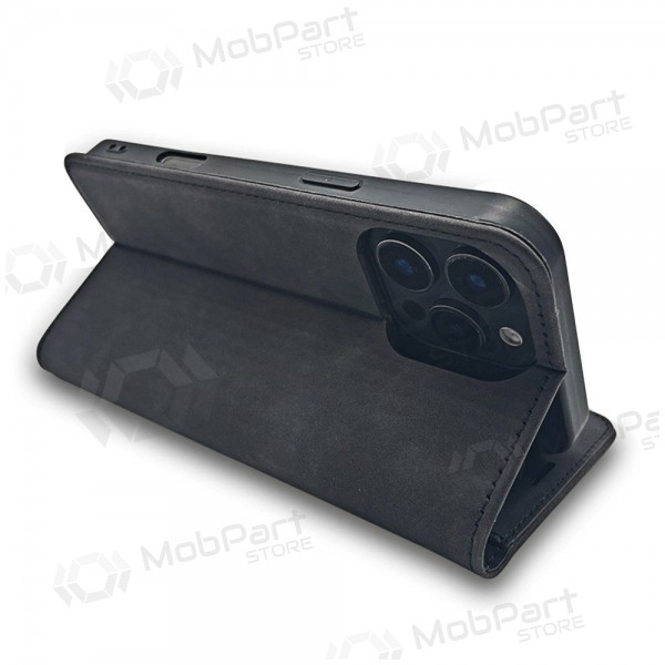 Samsung Galaxy A16 maciņš - Smart Suede (melns)