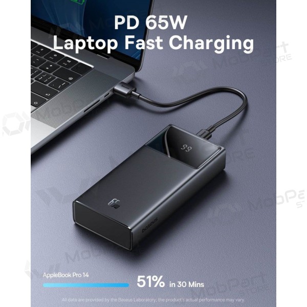 Ārējā baterija Power Bank Baseus StarLord 65W 20000mAh melna P10022906113-00