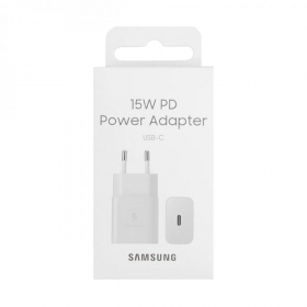 Lādētājs oriģināls Samsung EP-T1510NWEGEU 15W iepakojumā balts