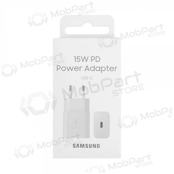 Lādētājs oriģināls Samsung EP-T1510NWEGEU 15W iepakojumā balts