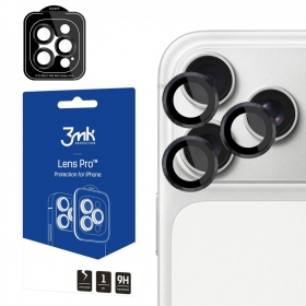 Apple iPhone 18 Pro, 18 Pro Max aizsargājošs rūdīts stikls kamerai - 3MK Lens Pro