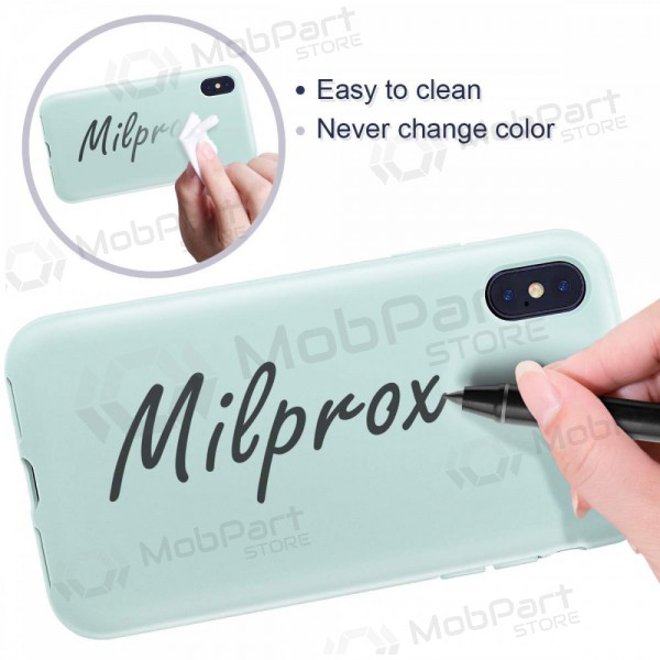 Apple iPhone 13 maciņš - Liquid Silicone 1.5mm (piparmētru)