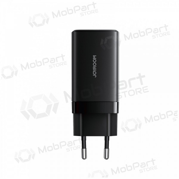 Tālruņa lādētājs Hoco N66 35 W GaN USB-C + USB-A ar Lightning vadu 1 m balts