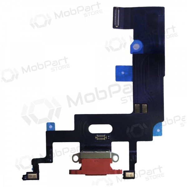 Apple iPhone XR uzlādes ligzda un mikrofona šleife (sarkans) Apple iPhone XR uzlādes ligzda un mikrofona šleife (sarkans)