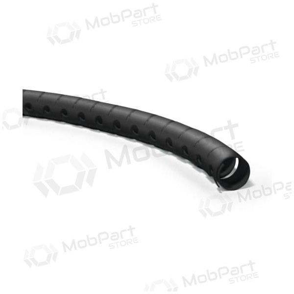 Vamzdis spiralinis kabelių apsaugaiar įrankiu kabelių įvedimui D30 Hellermann Tyton HWPP30 (RITĖ 25m , melns)