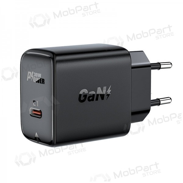 Lādētājs buitinis Acefast A21 30W GaN USB-C melns