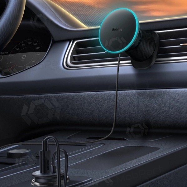 Automobilinis laikiklis-lādētājs Baseus CW01 MagSafe 15W melns C40141001111-00