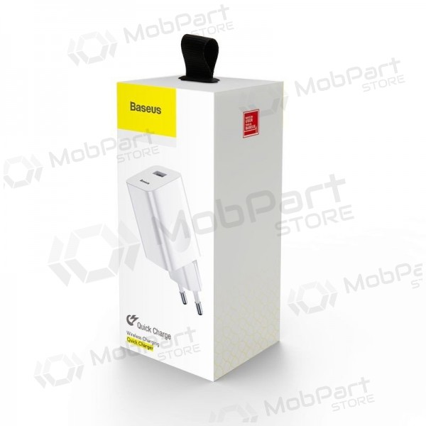 Tālruņa lādētājs Baseus CCALL-BX02 24 W USB-A balts