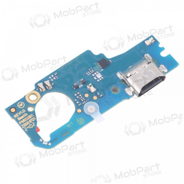 Lanksčioji šleife Samsung M556 M55 5G su įkrovimo kontaktu, mikrofonu oriģināls (service pack)