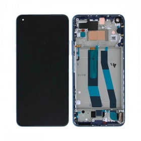 Xiaomi 11 Lite 5G NE ekrāns (zils) (ar rāmīti) (oriģināls)