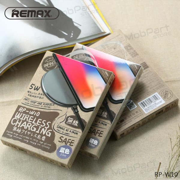 Lādētājs bezvadu Remax RP-W10 5W (sudraba)