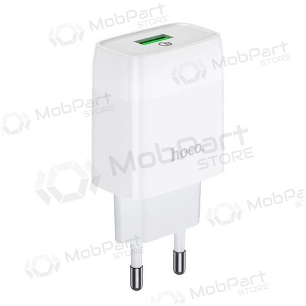 Lādētājs HOCO C72Q Glorious USB (QC3.0) (balts)