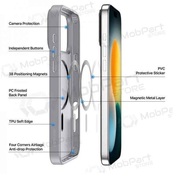 Samsung Galaxy A26 maciņš - Dux Ducis Yind (pelēks)