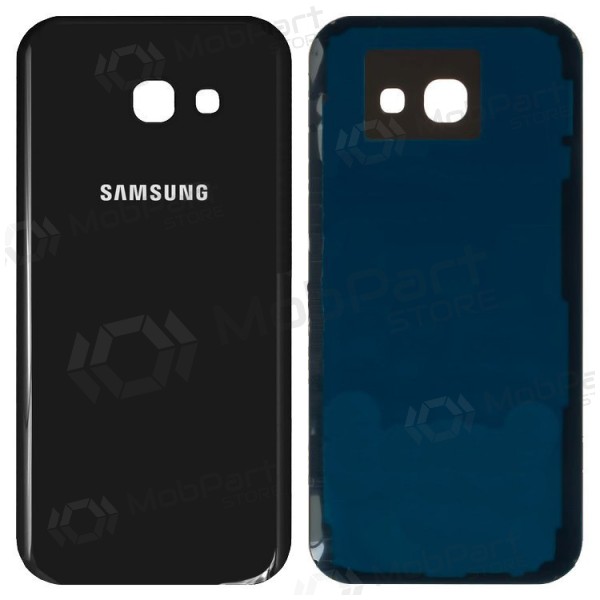 Samsung A520F Galaxy A5 (2017) aizmugurējais baterijas vāciņš (melns) (service pack) (oriģināls)