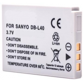 Sanyo DB-L40 videokameras baterija / akumulators