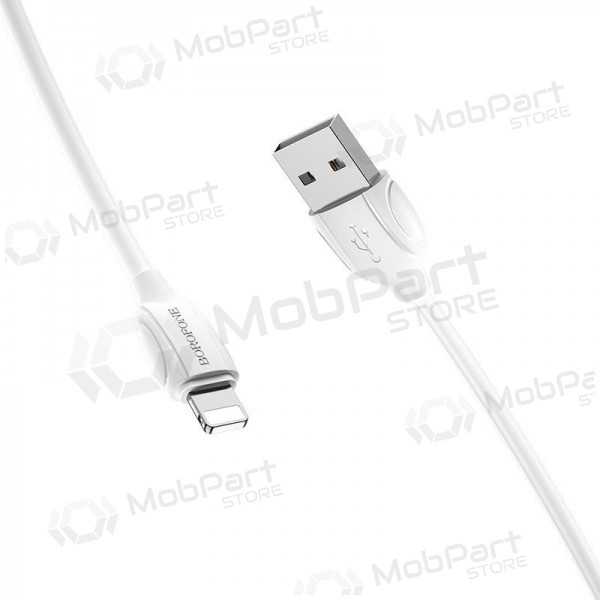 Lightning kabelis Borofone BX19 USB-A uz Lightning 1 m balts