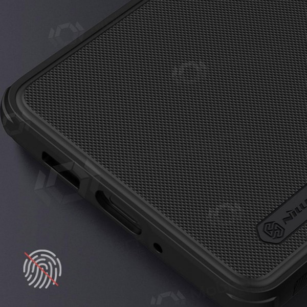 Xiaomi Redmi Note 12 / Note 12 4G vāciņš „Nillkin Frosted Shield“  (melns)