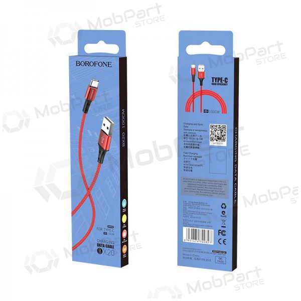 USB kabelis BOROFONE BX20 Enjoy 