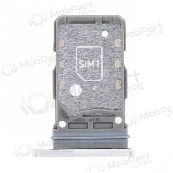 Samsung G991B Galaxy S21 5G SIM kartes turētājs (balts)