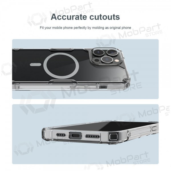 Apple iPhone 14 Pro vāciņš „Nillkin Nature Magnetic“ (zils)