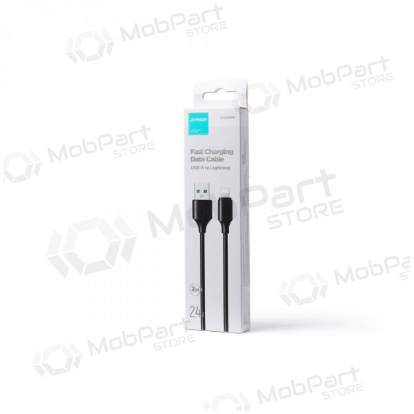 USB kabelis Joyroom S-UL012A9 USB to Lightning 2.4A 2.0m melns
