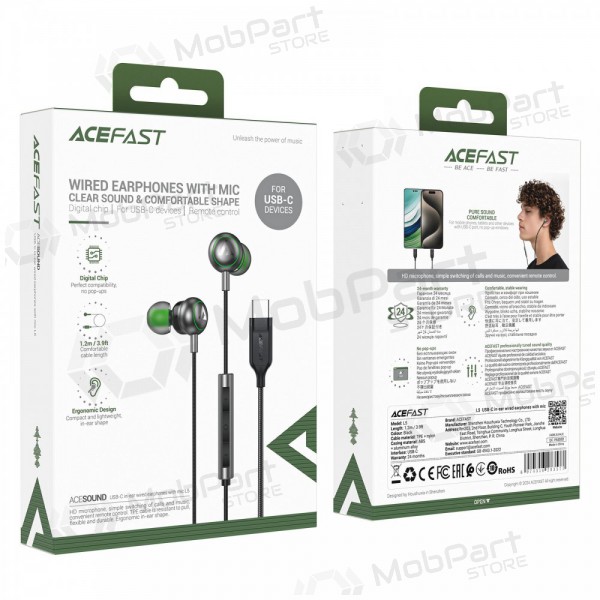 Austiņas Acefast L5 USB-C Austiņas Acefast L5 USB-C