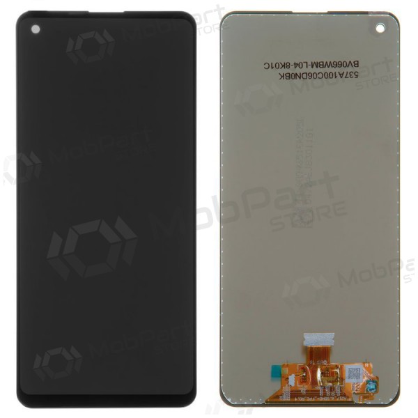 Samsung A217F Galaxy A21s ekrāns (melns)
