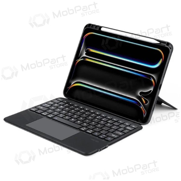 Apple iPad Pro 11 2024, 2025 maciņš ar tastatūru - Dux Ducis DK (melns)