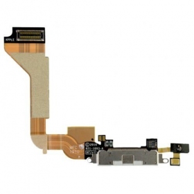 Apple iPhone 4 uzlādes ligzda šleife (balta)