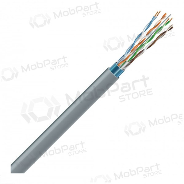 LAN tīkla kabelis ECG FTP 5e (iekštelpu, ekranēts, PVC, Eca, 305m, E)