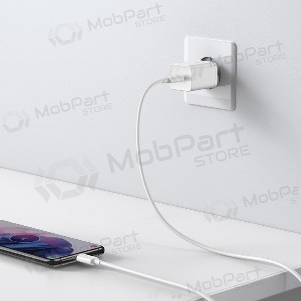 Lādētājs buitinis Baseus Super Si 25W + Type-C 1.0m balts TZCCSUP-L02