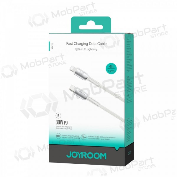 USB kabelis Joyroom S-A51 USB-C to Lightning 30W 1.2m pelēks