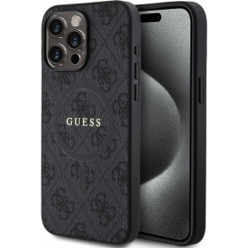 Apple iPhone 15 Pro Max maciņš - Guess PU Leather 4G Colored Ring MagSafe