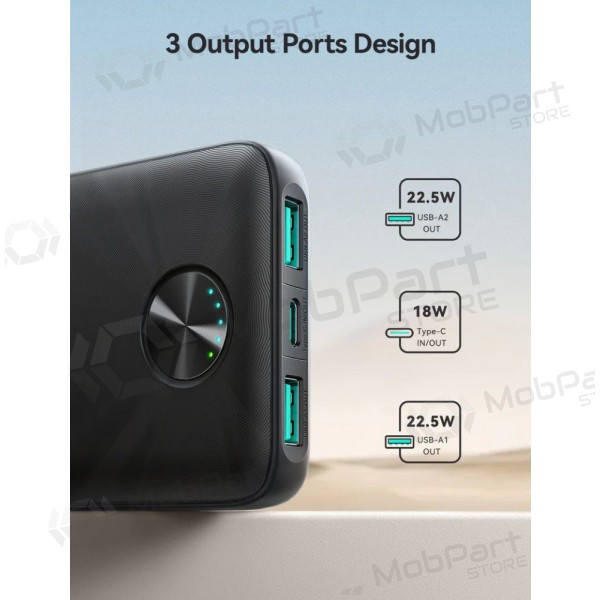Ārējā baterija Power Bank Joyroom JR-PBF15 22.5W 10000mAh melna