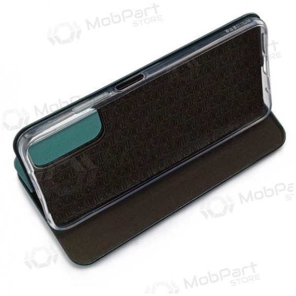 Samsung S906 Galaxy S22 Plus 5G maciņš - Book Elegance (tumši zaļš)
