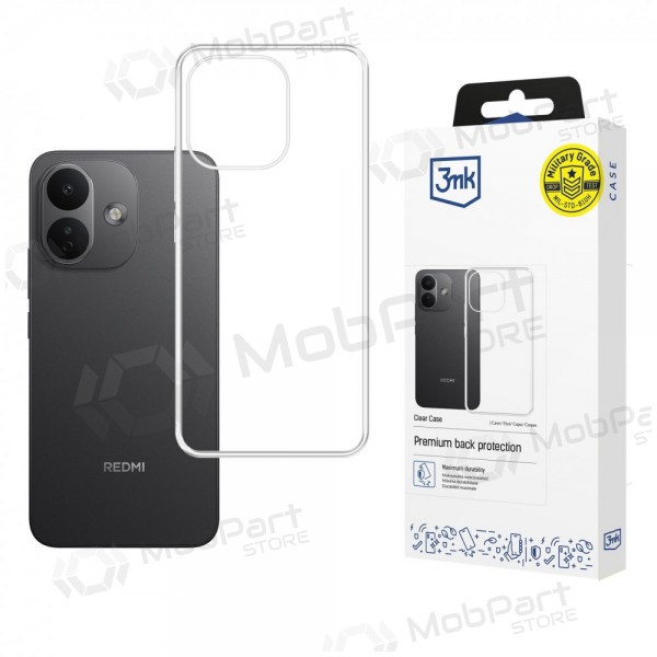 Xiaomi Redmi Note 17 Pro Max maciņš - 3MK Clear Case (caurspīdīgs)