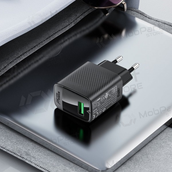 Lādētājs Acefast A90 18W USB-A melns