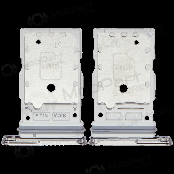 Samsung Galaxy S25, S25+ Dual SIM kartes turētājs (sudraba) (oriģināls)