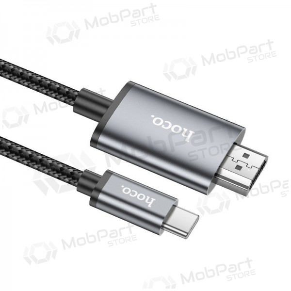 Adapteris Hoco UA27 USB-C to HDMI pelēks
