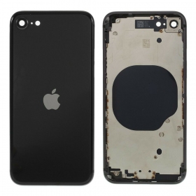 Apple iPhone SE 2020 aizmugurējais baterijas vāciņš (melns) full