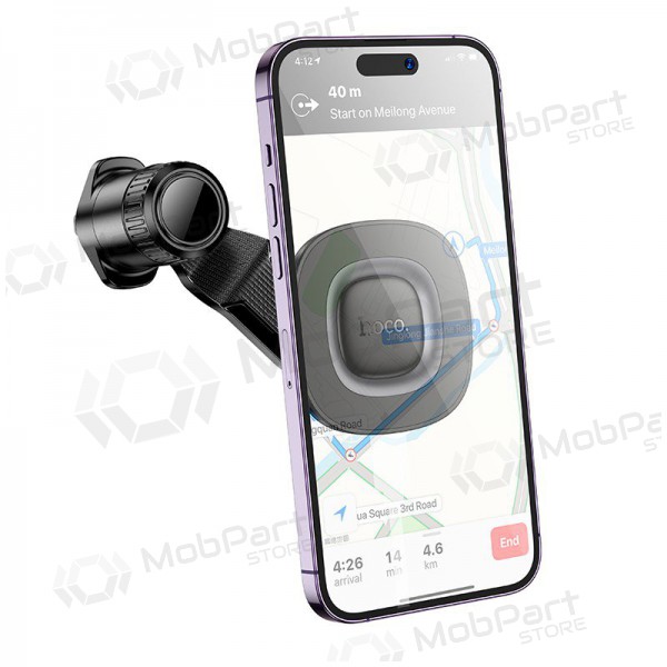 Tālruņa turētājs automobiļiem Hoco H74 (air vent) melns
