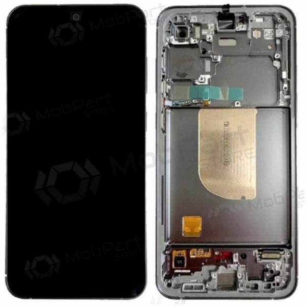 Ekranas Samsung S711 S23 FE 5Gar lietimui jautriu stikliuku un rėmeliu Graphite oriģināls (service pack) Ekranas Samsung S711 S23 FE 5Gar lietimui jautriu stikliuku un rėmeliu Graphite oriģināls (service pack)